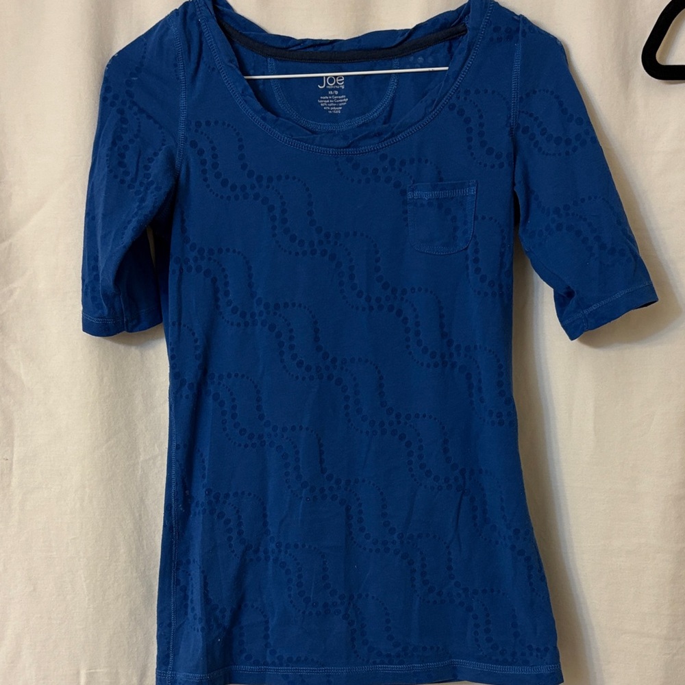 Joe Fresh Royal Blue Long Sleeve Tee
